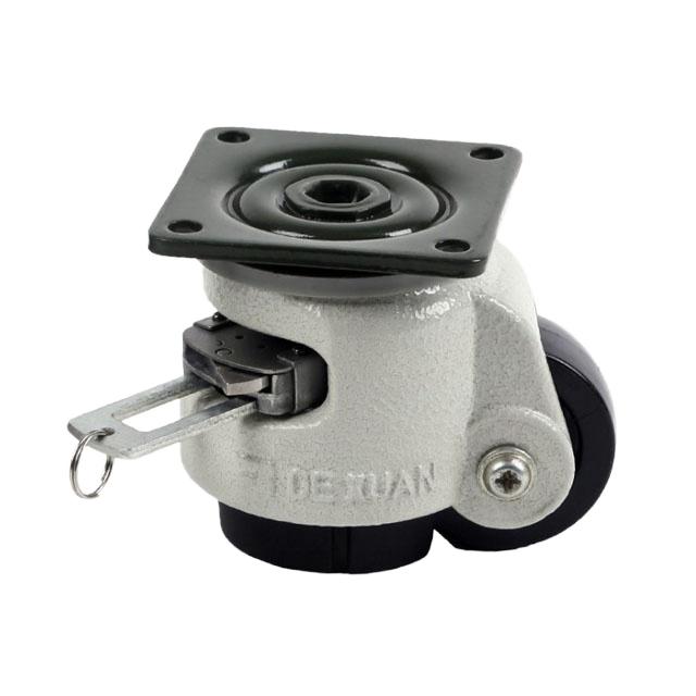 40f 60f 80f 100f 120f 150f Leveling Caster Wheels Showcase Nylon Caster Height Adjustable Castor Wheels