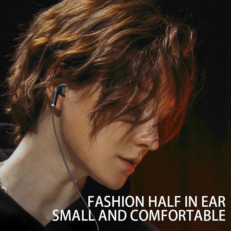 3.5mm Wire Headphone Headset with Mic Wired Headphones Heavy Bass In Ear Stereo Wired Earphone Earbuds Wire Game Phone Earphones