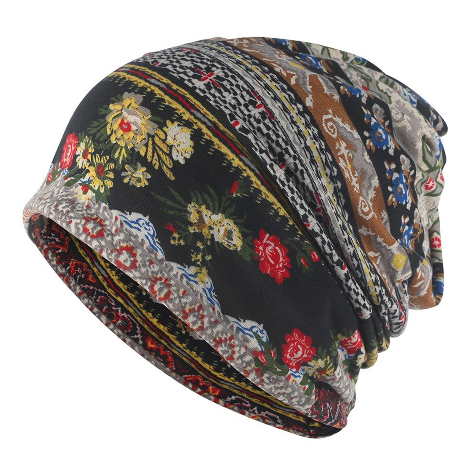 

Женская дышащая повязка на голову, стильная химиотерапевтическая тюрбан-шляпа с цифровой печатью для повседневной носки и различных нарядов 10