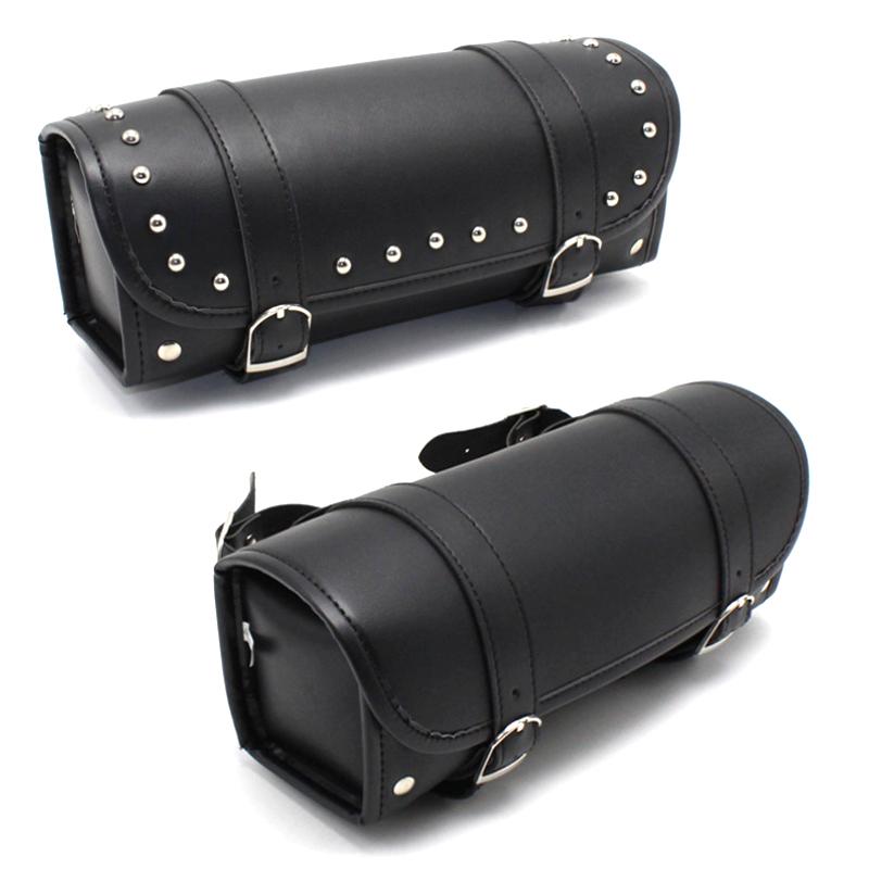 Universal Bags Black Motorcycle Tool Bag Front Fork Handlebar Saddlebag Roll Barrel Racing Tail Barrel Storage Accessories