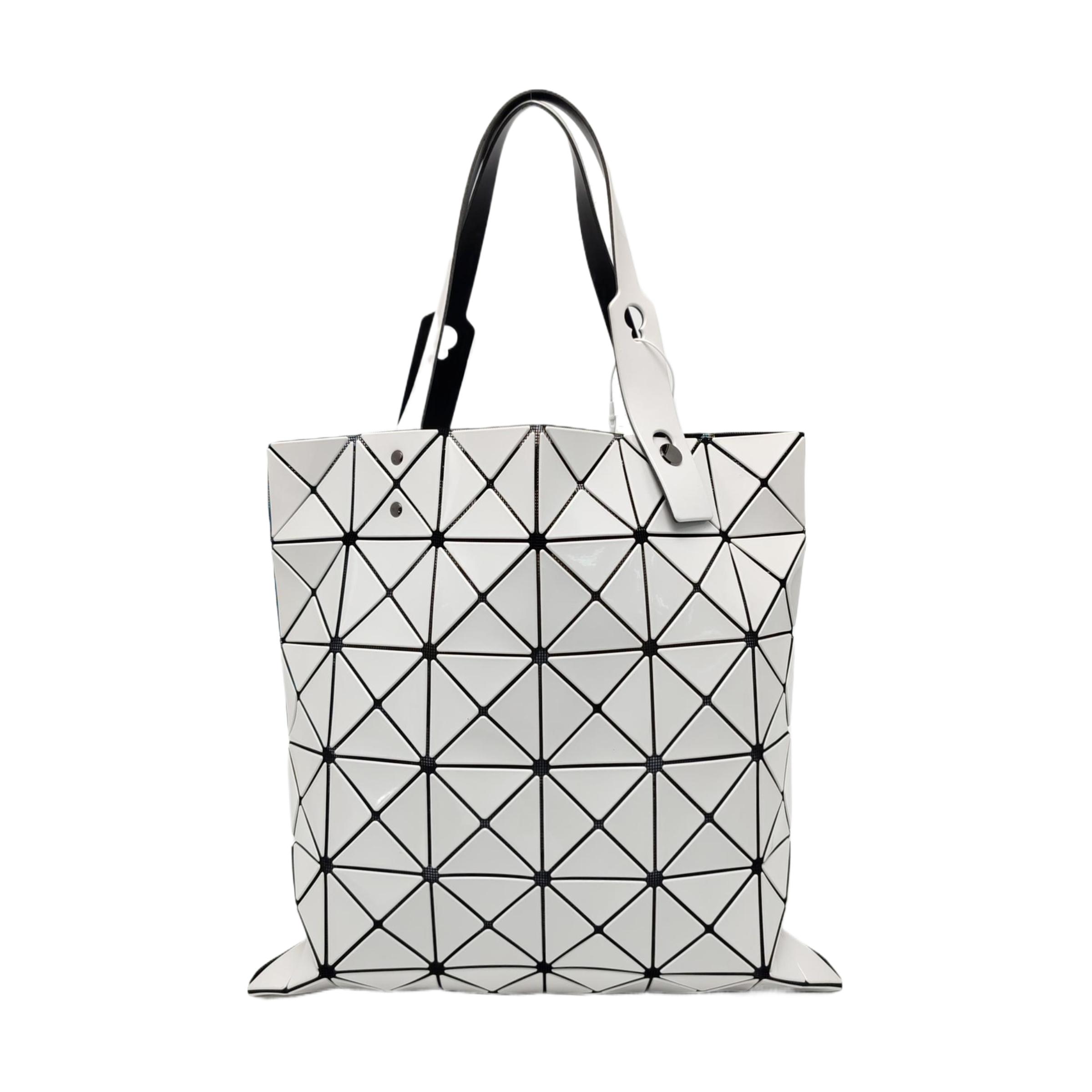 [Pre-Owned] Lucent White Special Material Geometric Tote Bag - Very Good #3AG5DZ ONE SIZE