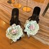 1Pair Sandals Decorations Flower Shoe Accessories Vacation Style Removable Butterfly Orchid Shoes Charms Diy Shoe Buckle