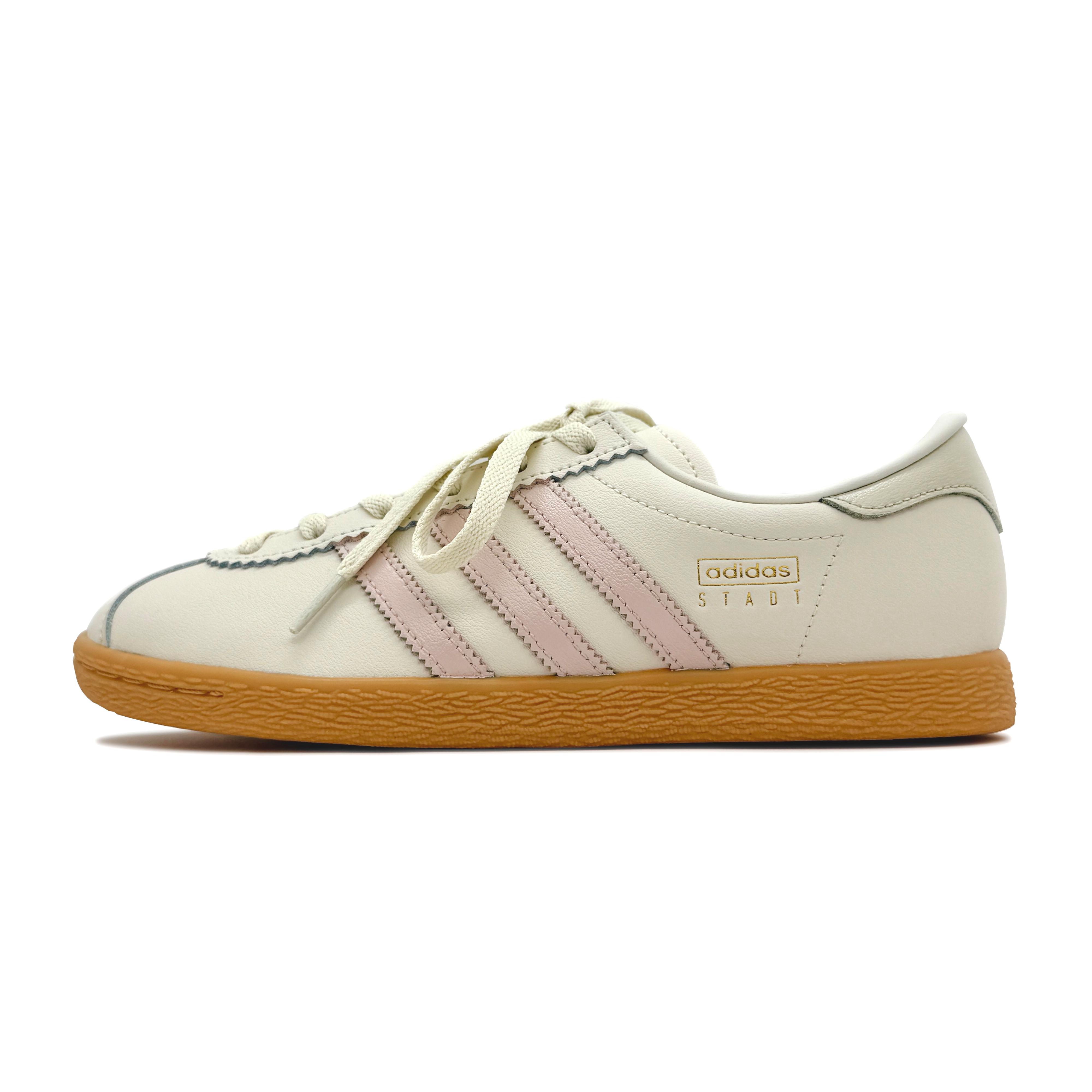 Adidas Originals Stadt Abrasion Resistant Low top Skateboard Shoes Unisex Ecru JR8311(Team191-) 36