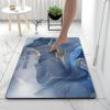 Nordic Style Marble Pattern Diatom Mud Bath Mat - Non-slip, Water-Absorbent, Quick-Drying, Wear-Resistant Foot Mat