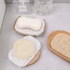 5PCS Soap Saver Pad Non-Slip Mildew Proof Self Draining Soap Pad Household PVC Soap Holder Kitchen Bathroom Cleaning Supplies