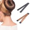 Trendy Korean Version Geometric Bun Maker 21cm Hair Accessory Fabric Material