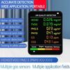 Air Quality Measurement Device - CUNEARY - Multi-detections - Rechargeable - Black - LCD Screen