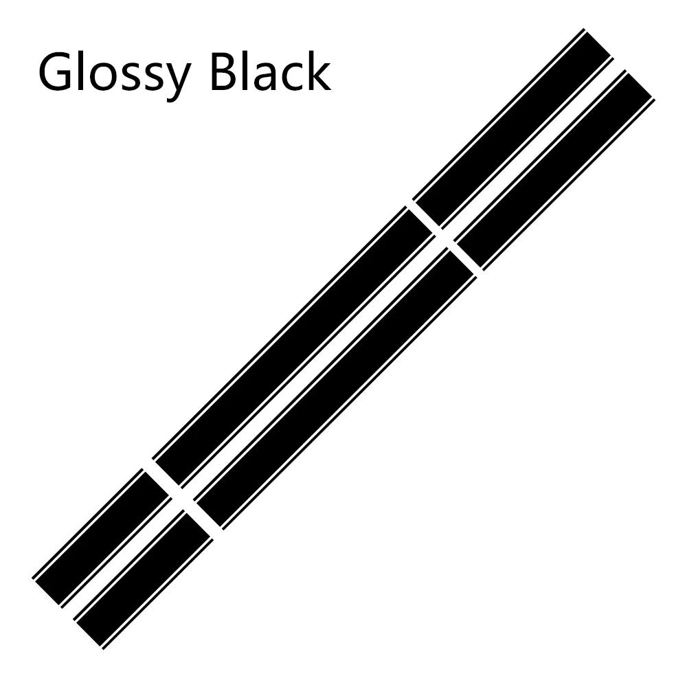 Universal Car Hood Roof PVC Stickers Long Stripes Styling Vinyl Film Trim Decals Set Body Decoration Auto DIY Tuning Accessories