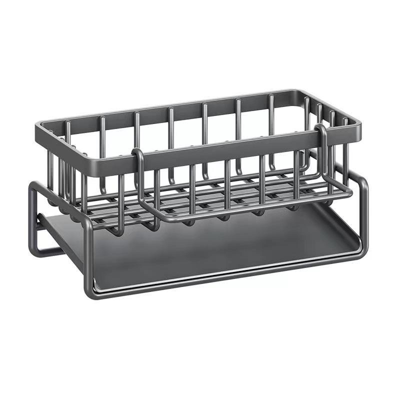 Multifunctional Kitchen Sink Storage Rack & Sponge Holder