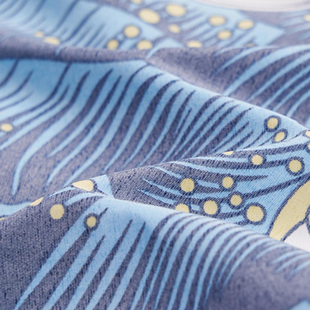 Herre Blomsterskjorte Hawaiisk Sett Casual Knappedun Kortarmsskjorte