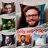 Fashion Casual Daily S-Seth Rogen Cushion Cover Linen Pillow Case Soft Breathable Protective Couch Room Decoration