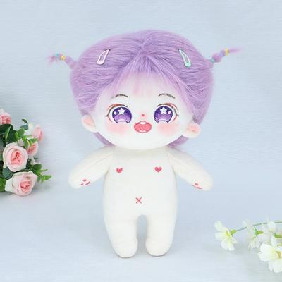 Mochadoll 20cm Cotton Doll Purple Coco Non-attribute Doll Idol Doll