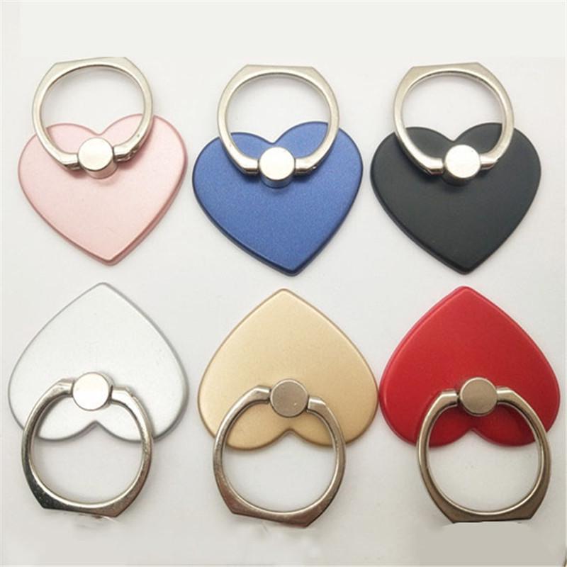 Verschiedene Formen Fingerring Smartphone Ständer Halterung für alle Smartphones Luxus Paarmodelle