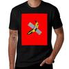 Big Yellow Taped Banana TShirt Stylish Graphic Short Sleeve Top