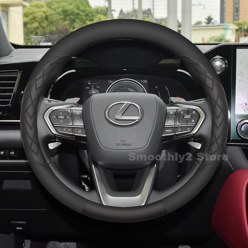 

leather Car Steering Wheel Cover For Lexus NX450h+ NX250 NX350 NX350h NX350 F Sport 2025 Covers For Covers Auto Accessories 2026
