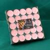 50 Round Tea Wax Lacquer Candles 4-hour Warm Tea and Candles Valentine's Day Pose for Confession
