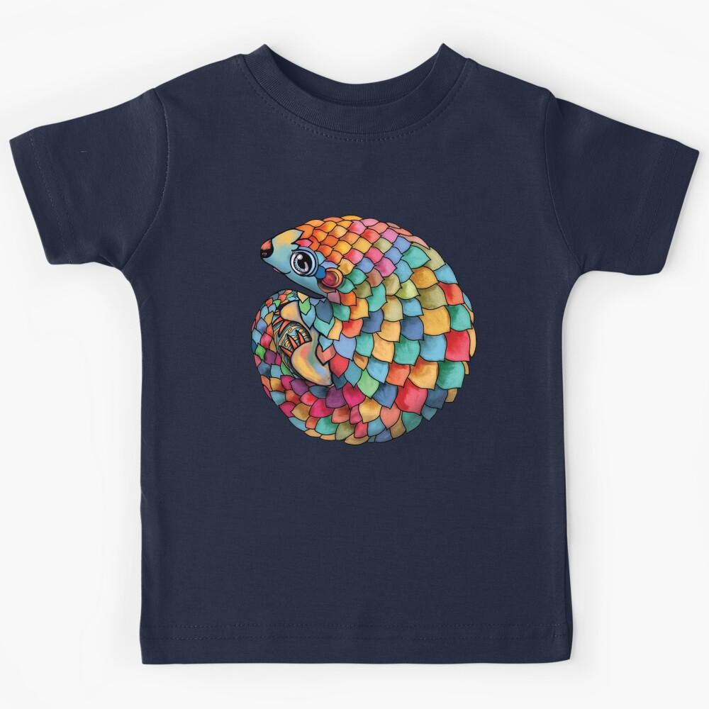 Rainbow Pangolin Kids T-Shirt 150