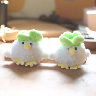 Cute Cute Vegetable Chicken Pendant Plush Toy Doll Cabbage Chicken Bag Hanging Keychain Doll