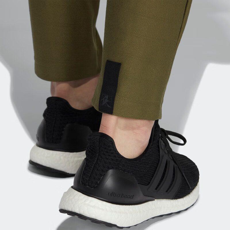 Adidas Wu Ji Collection Knitted Sweatpants Men's Dark Olive Green Moderate Straight Fit Pants HE5150