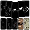 Animal Art Horse Phone Case For Samsung A54 A52 A24 A14 A50 A72 A70 A10 A30 A40 A20S A20E A02S A12 A22 A34 A42 A32 5G A04s Cover