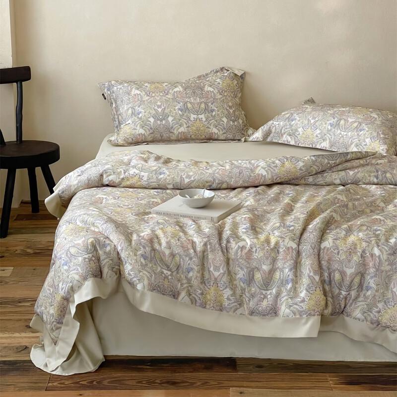 LISM Moiré Brushed Tencel Cotton All-Season Quilt