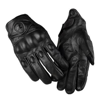 Motorcycle Gloves Leather Men's and Women's Cycling Locomotive Tactical Thermal Sheepskin Touch Screen Off-road Protective Case