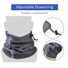 Adjustable Fleece Neck Gaiter Warmer Reflective Safety Face Cover Winter Warm Outdoor Sport Scarf