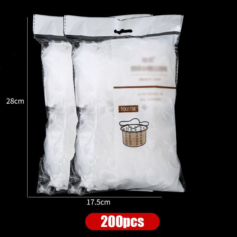 Sink Drain Filter Food Residue Filtration Disposable Floor Drain Mesh Bag Kitchen Accessories Anti-clogging Kitchens Strainer