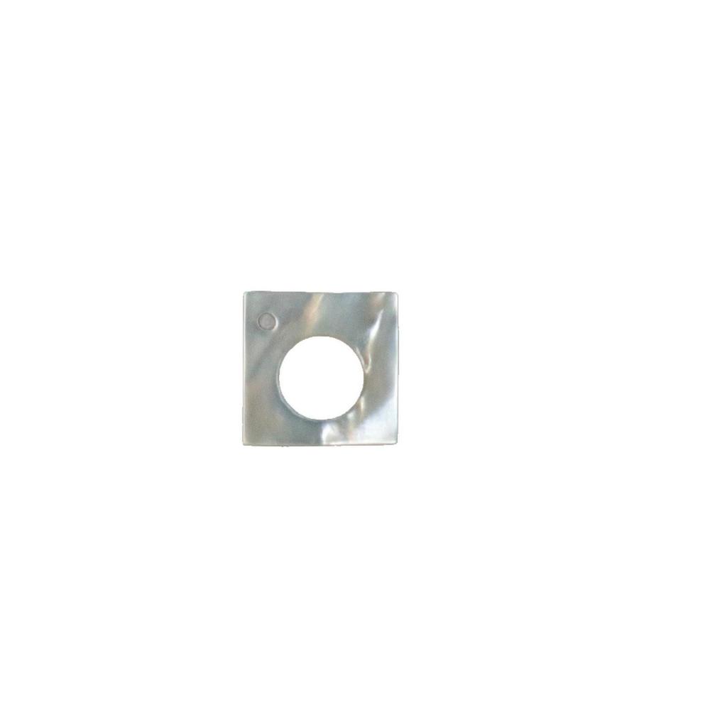 12mm White Mother of Pearl Square Shell Beads for DIY Jewelry Making