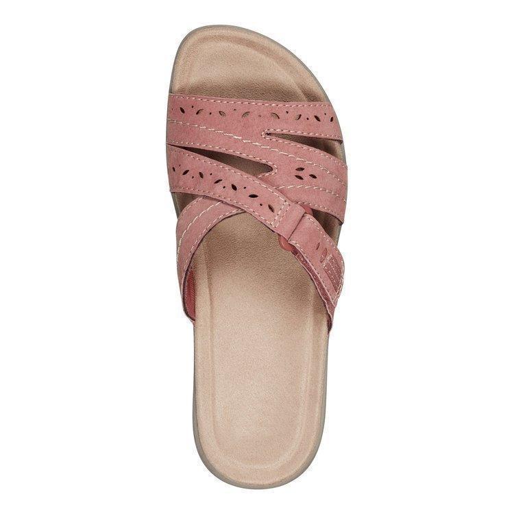 

Women s independent station sandals thick bottom carved flat hundred sandals 43 червоний