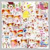 50 Cute COCO Sauce Girl Cartoon Stickers - Waterproof for Phone, Notebook, Thermos & More