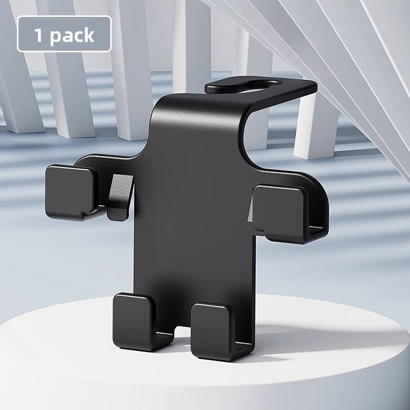 Portable Metal Multifunctional Hook Phone Holder Without Installation For Car