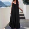 2026 Elegant Sexy Sleeveless Spaghetti Strap Solid Color Dress