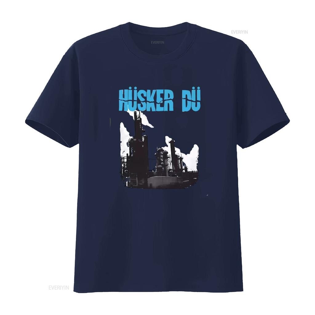 Husker Du Dont Want To Know If You Are Lonely Print Grey T Shirt Rock Band Inspired Design for Music Fans vintage Washed
