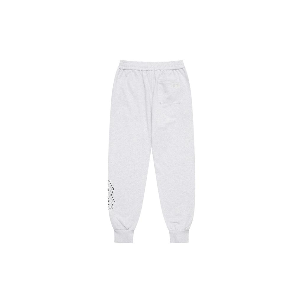 New MLB MONOGRAM Collection Boston Red Sox SS25 Knitted Sports Pants Unisex Light Heather Gray 3APTM0151-43MGL
