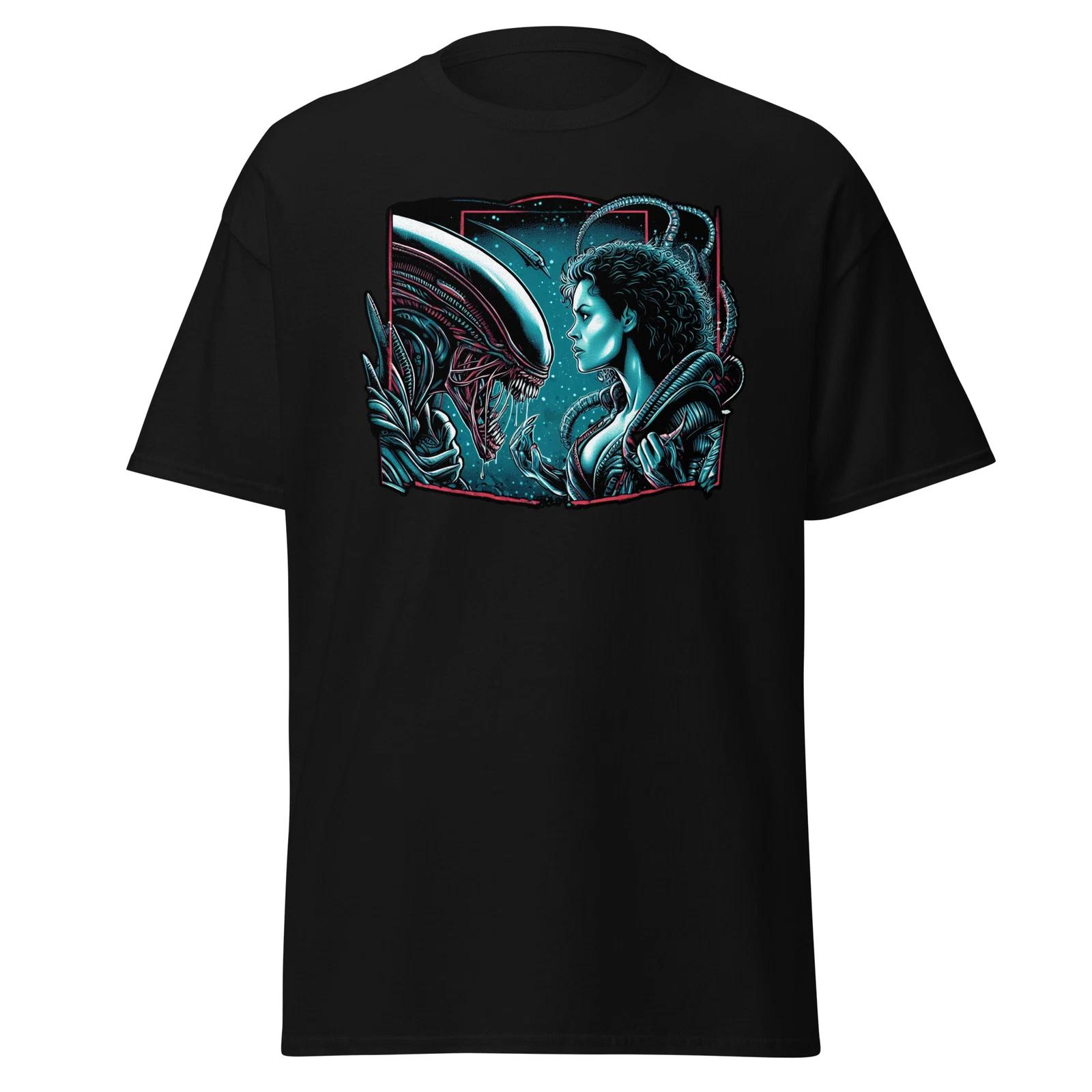 Ripley vs. Alien Queen T-Shirt - Battle for the Stars L