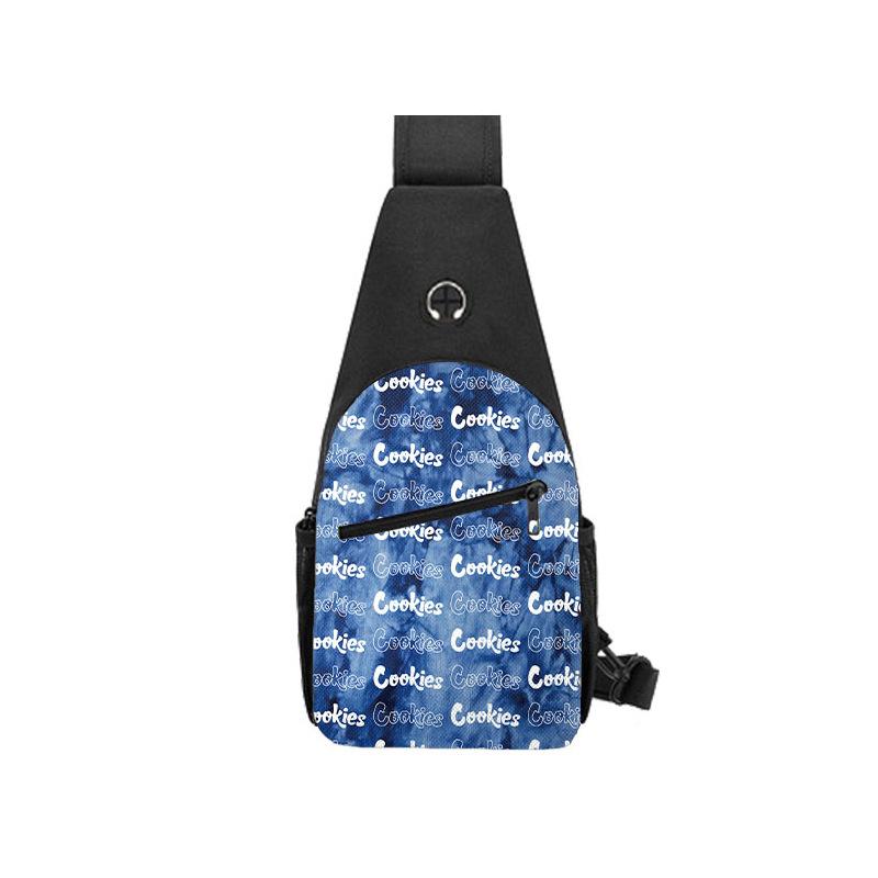 Cook Men'S Crossbody Bag Breast Bag Simple Luggage Oxford Cloth Fashion Waterproof Shoulder Backpack Tide Ins
