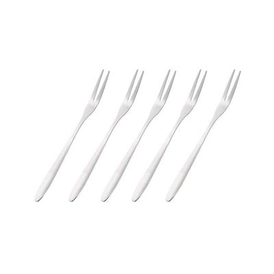 Stainless Steel West Tableware Fruit Fork Tableware Snack Cake Cafeteria Dessert