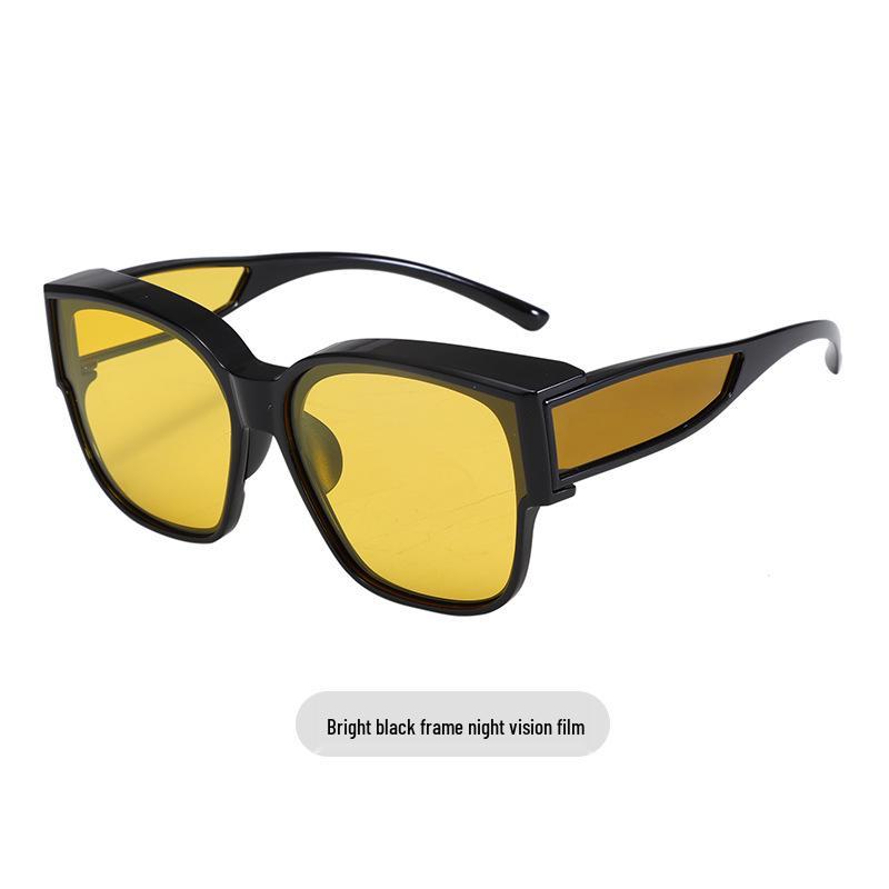 Polarized Myopia Over-Glasses Cycling Sunglasses for Men & Women - High-End Feel for Driving