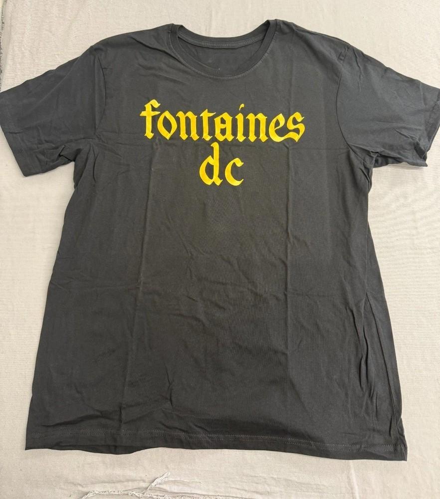 Fontaines D.C.   Logo Tee Black  Full Size S-5XL BT1761 Unisex T-Shirt S
