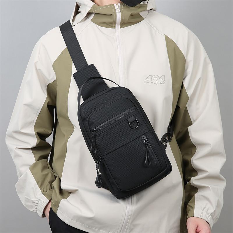 Men's Chest Bag Large Capacity Business Travel Crossbody Bag