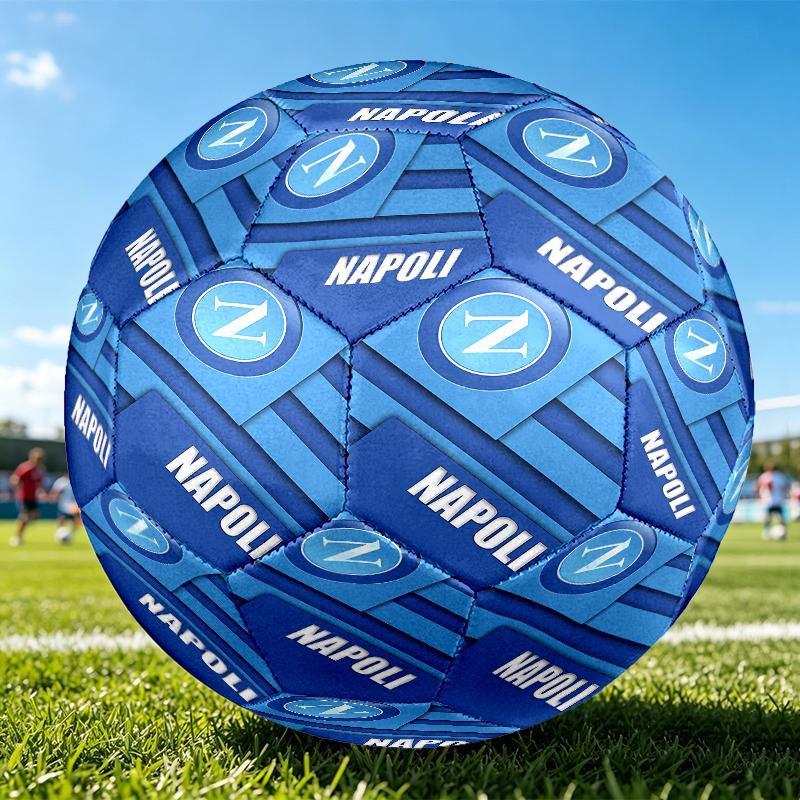 1 pz Pallone da Calcio Design Squadra di Calcio Taglia 5 - Pallone da Calcio Antiscivolo per Attività Sportive all'Aperto, Pallone Resistente per il Gioco