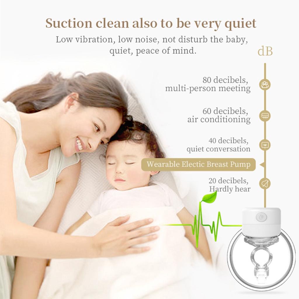 5V Hands-Free Electric Breast Pump Silent Wearable Automatic Milker USB Rechargable Portable Milk Extractor Baby Breastfeeding