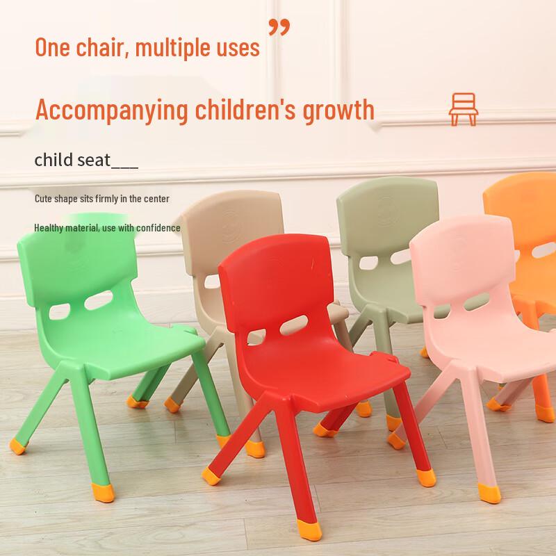 HUIHUADU Thickened Plastic Backrest Chair