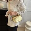 Popular Niche Creative Fashion Styling Crocodile Pattern Glossy Shoulder Messenger Bag Women's 2025 Autumn New Small Square Bag