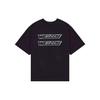 WE11DONE T-Shirts Unisex Black Crew Neck Moderate WD-TT1-22-683-U-BK