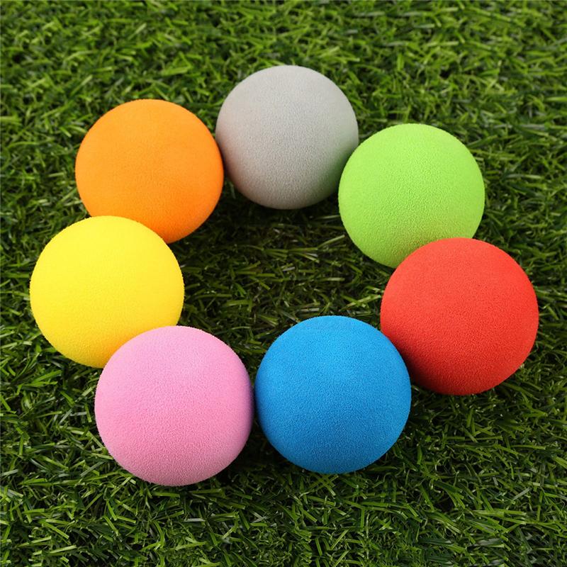 5ks Eva Sponge Ball Soft Ball Foam Ball Golf Indoor Swing Practice Color Ball