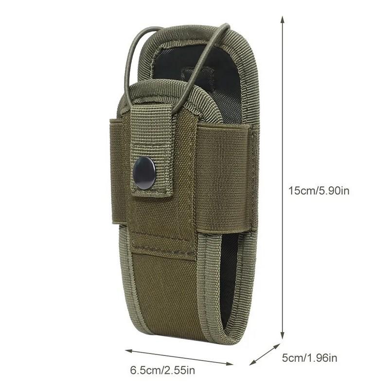 6 Style Tactical Molle Radio Holder Portable Walkie Talkie Pouch Case Radios Holster Bag Camping Hunting Accessories