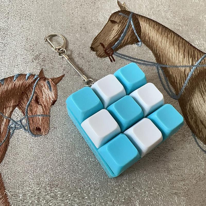 9 Klawiszy Mechaniczny Tester Osi Klawiatury Przycisk Keycap Brelok Brelok do Klawiatury Zabawka Nakładki na Klawisze Zabawka