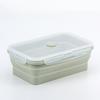 4pcs Large Capacity Silicone Lunch Box Rectangular Food Storage Container Fresh Keeping Box  Picnic